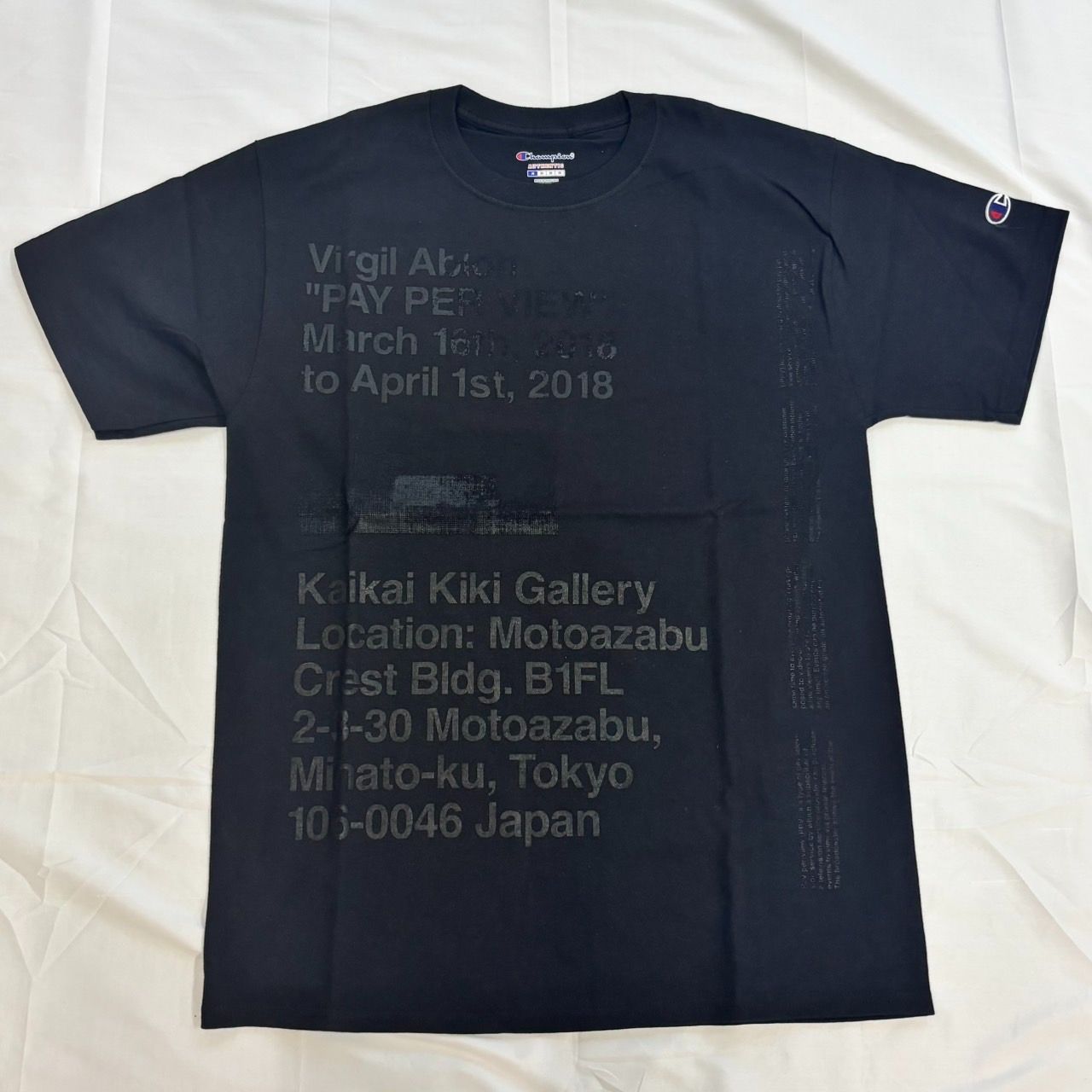 138 Virgil Abloh 村上隆 PAY PER VIEW Off-White Champion tee