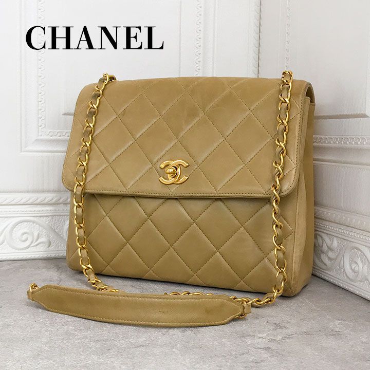 CHANEL シャネル マトラッセ ショルダーバッグ ヴィンテージ ベージュ 楽天市場】CHANEL シャネル マトラッセ チェーンショルダー
