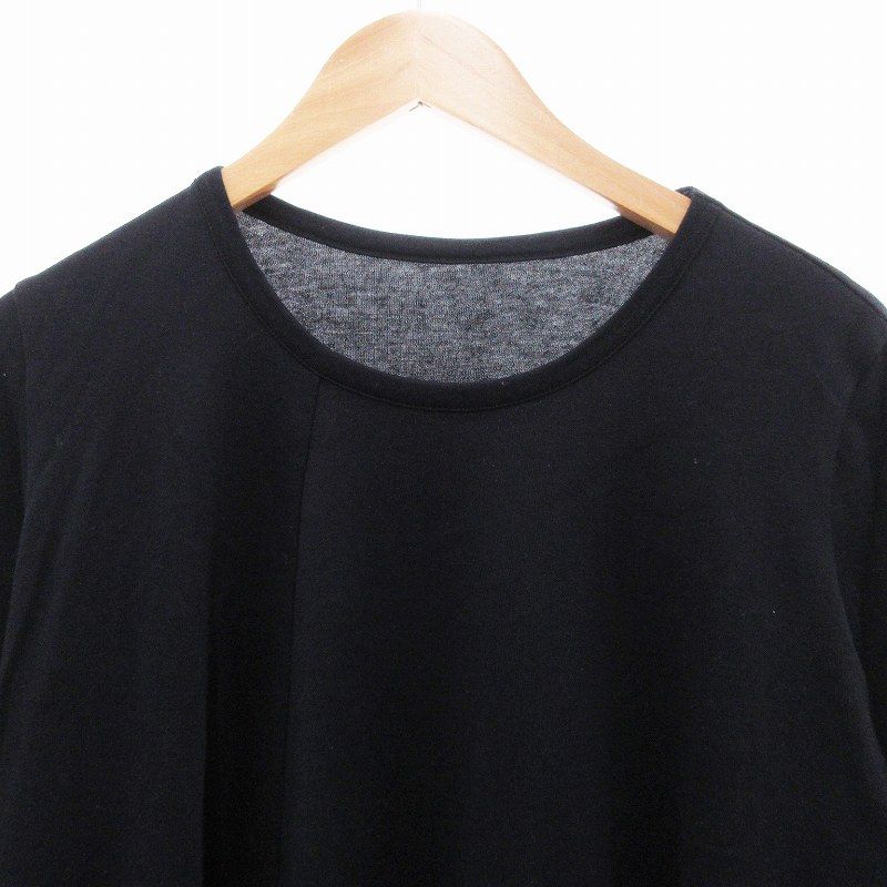 ワイズ Y's 24SS UNEVEN HEMLINE LONG SLEEVE T カットソー フレア袖