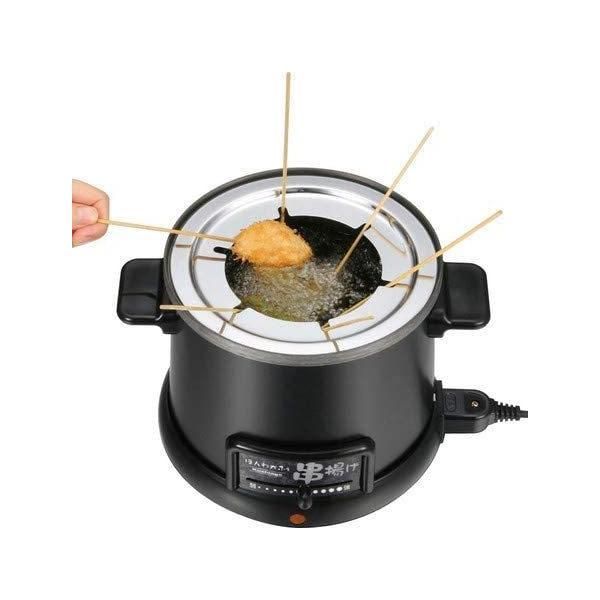 ほんわかふぇ 電気卓上串揚げ鍋 HR-8952 wgteh8f HR-8952 ほんわかふぇ 電気卓上串揚げ鍋 (ブラック) 【公式通販】