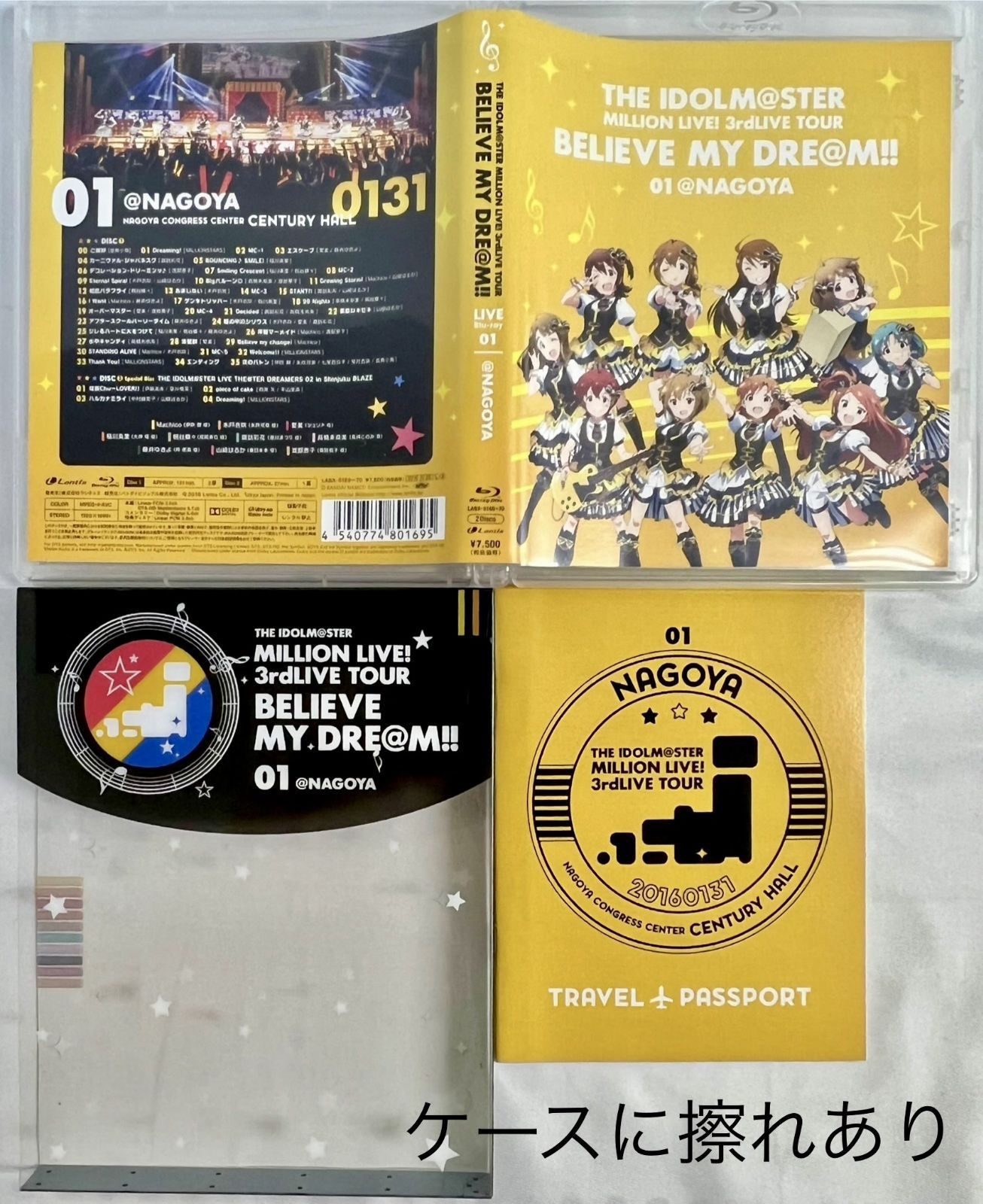 THE IDOLM@STER MILLION LIVE! LIVE Blu-ray 1st 2nd 3rd THE IDOLM@STER MILLION LIVE! LIVE Blu-ray 1st 2nd 3rd