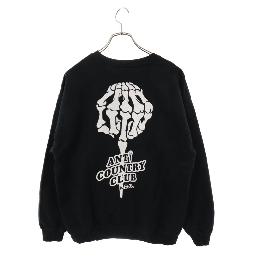ANTI COUNTRY CLUB ブラックセーター XLサイズ ANTI COUNTRY CLUB ブラックセーター XLサイズ