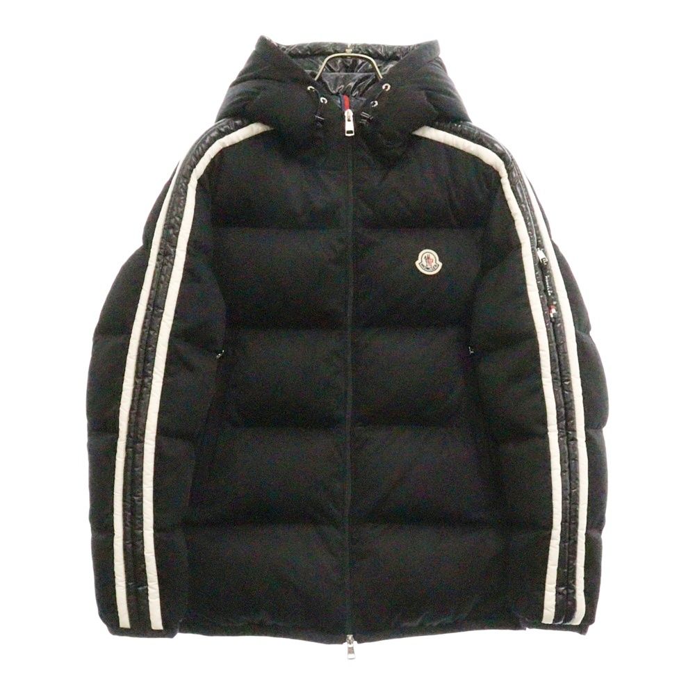 MONCLER モンクレール 22AW SANBESAN サイドライン フーデッド ナイロン ダウンジャケット ブラック H20911A00237