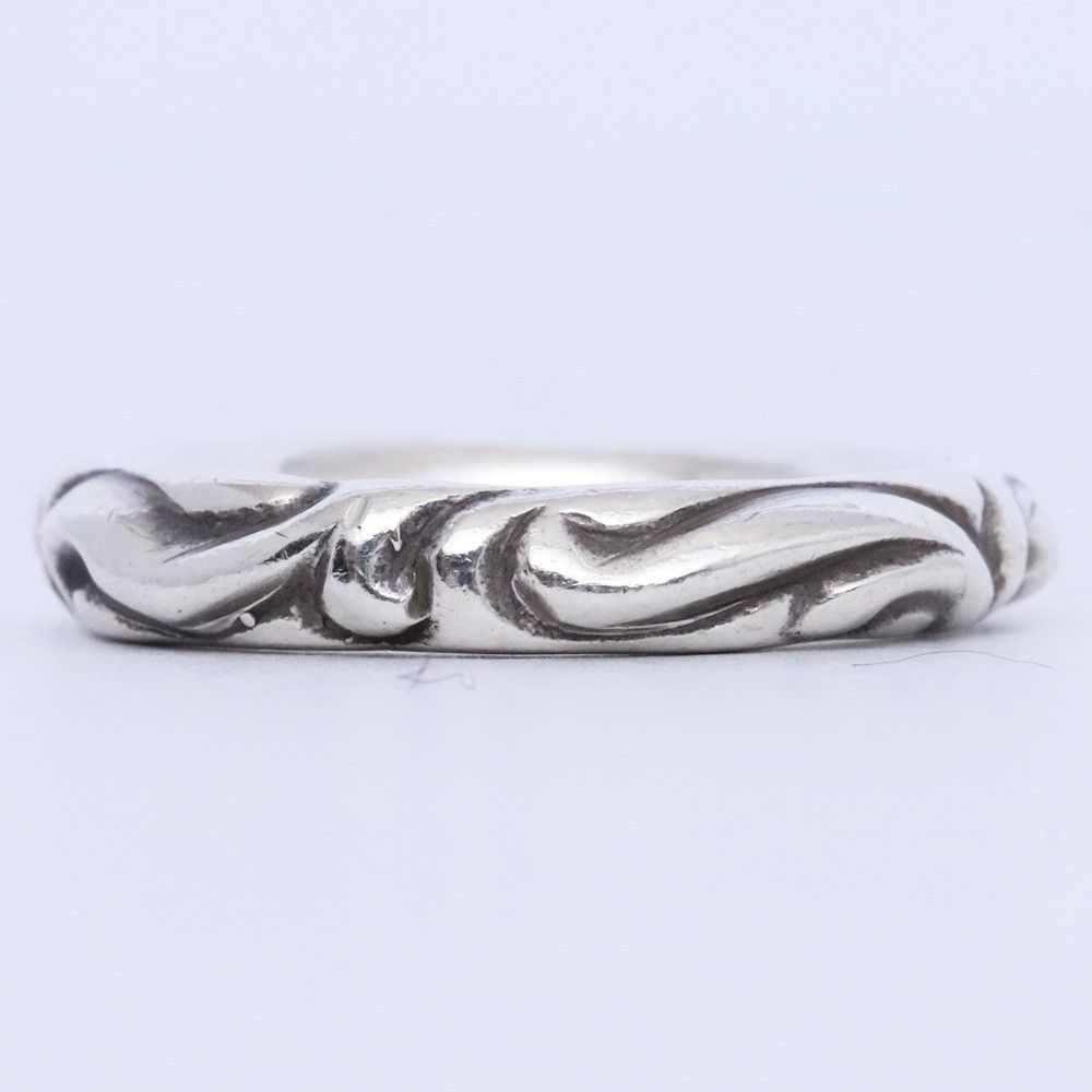 SCROLL BAND RING　スクロール バンド リング　15号 クロムハーツスクロールバンドリング|クロムハーツ通販専門店