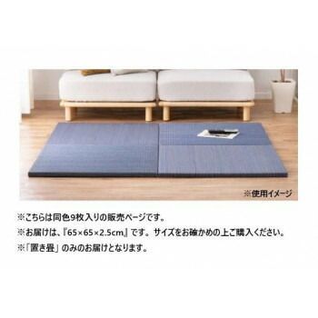 9枚入 置き畳 南風 NV 約65×65×2.5cm 159054996