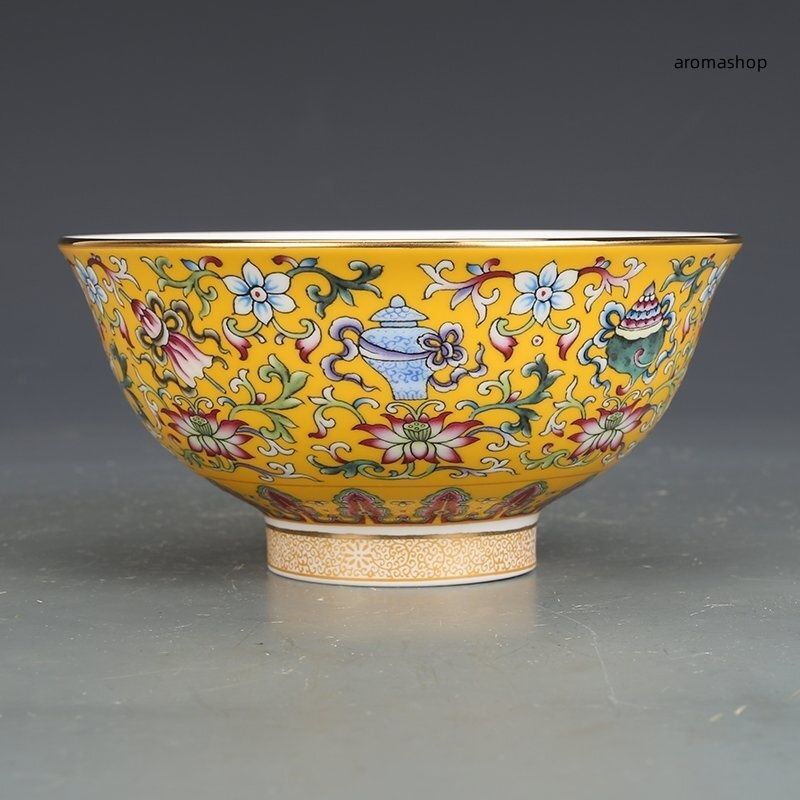 景徳鎮 粉彩 梅蘭竹菊 4枚セット 磁器 陶磁器 観賞 置物