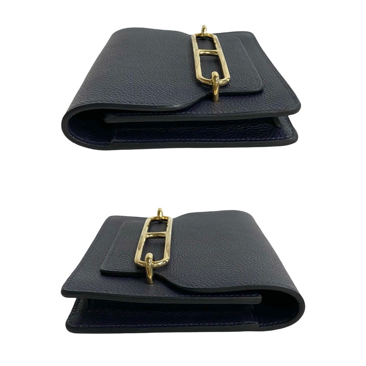 極 美品 袋付き Z 刻印 HERMES エルメス ロウリス ルリ スリム レザー