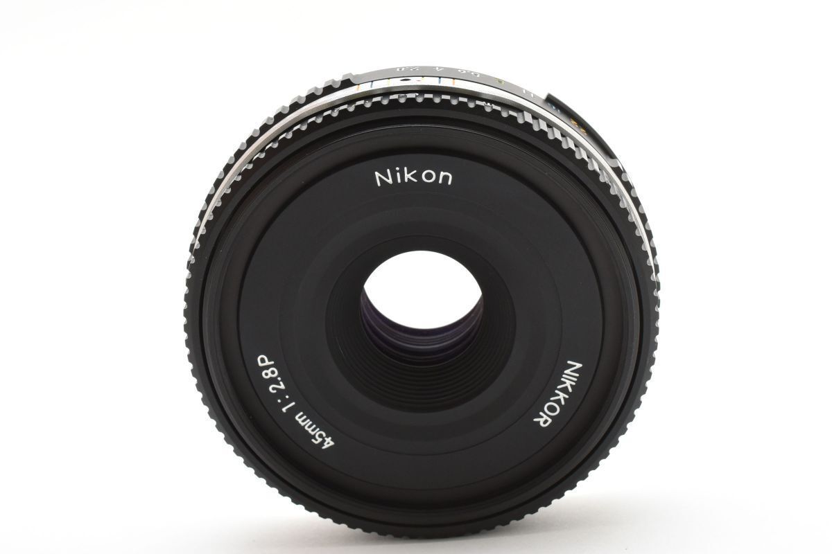 黒 パンケーキ 単焦点　Nikon Ai NIKKOR 45mm F2.8 P レンズ・尾張瀬戸】ニコンのパンケーキレンズ Ai Nikkor 45mm F2