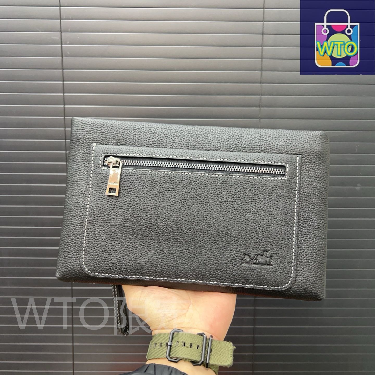 本日特価] エルメス メンズ レザー ハンドバッグ & カードケース