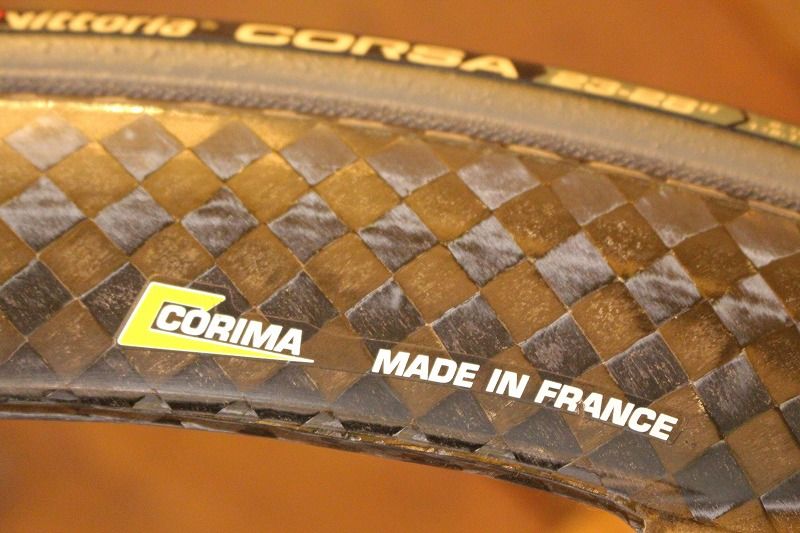 コリマ CORIMA 3SPOKE CERAMIC カーボン チューブラー バトンホイール