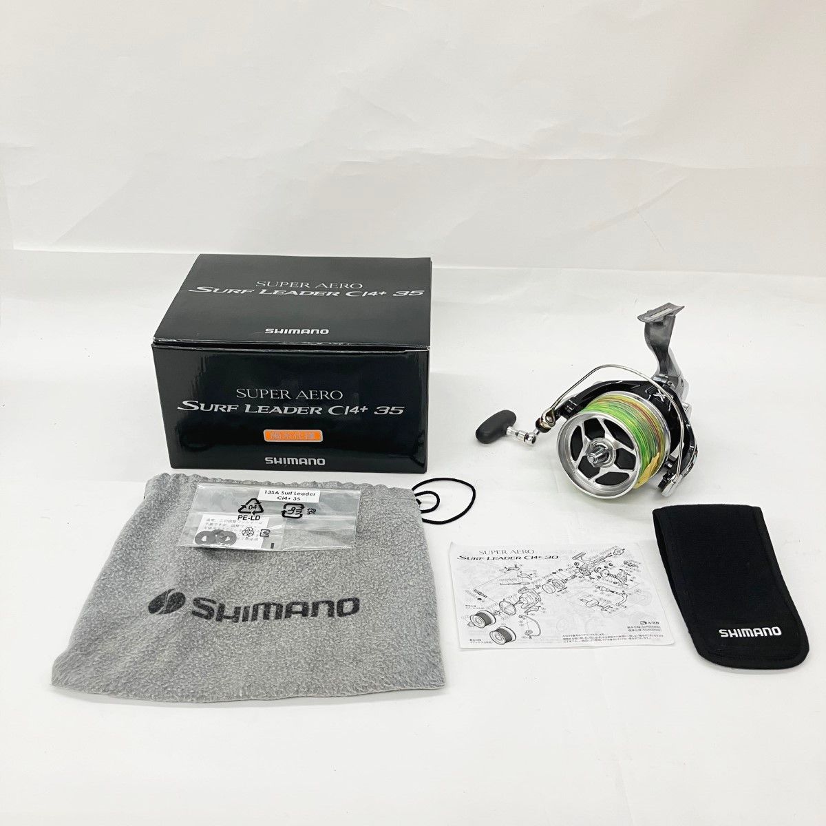 〇〇SHIMANO シマノ SURF LEADER Cl4+ 35 13 スーパーエアロ