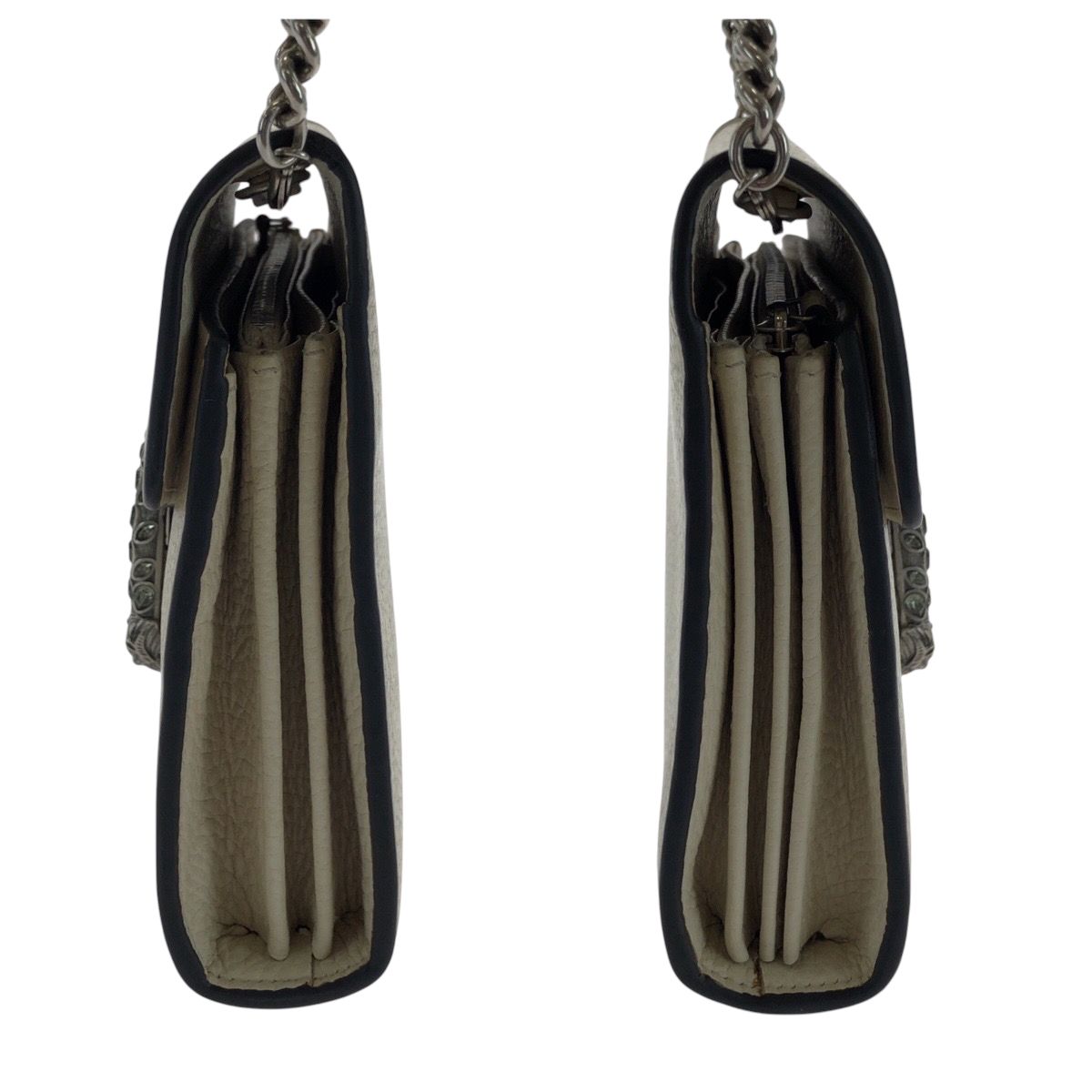 GUCCI グッチ ディオニュソス ホワイト シルバー金具 レザー 401231  