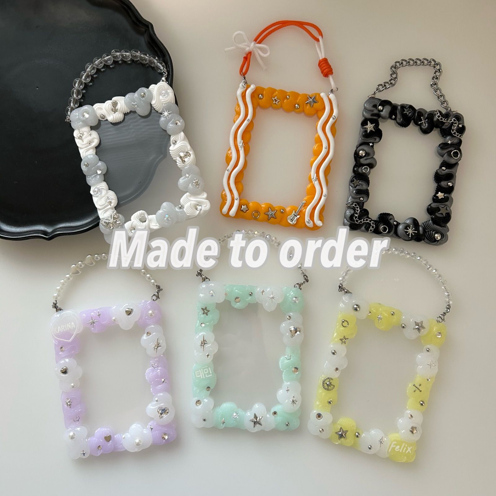 ハンドメイド】ホイップデコ 羽子板 紫蝶レース ホイップデコ メルカリ