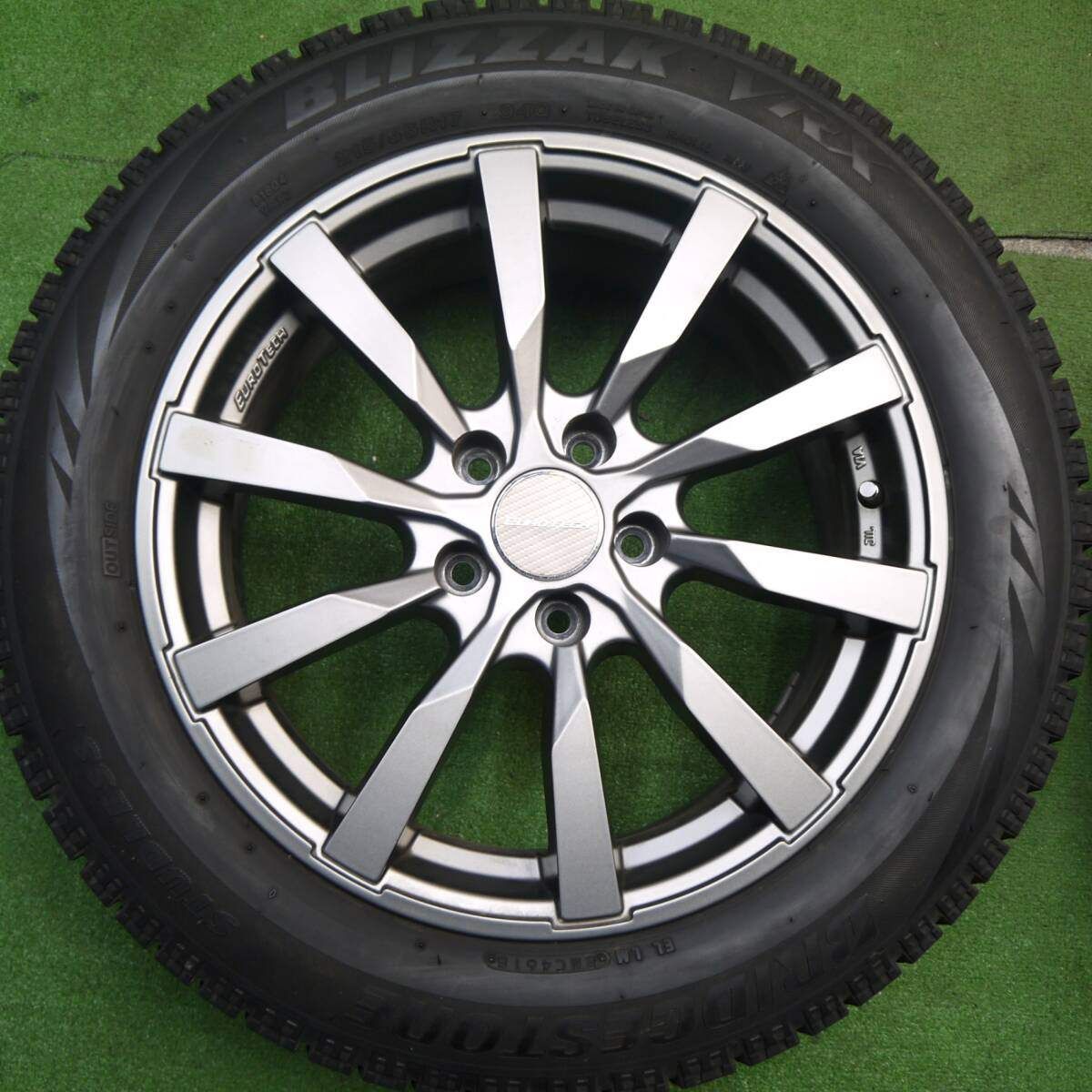 ブリヂストン スタッドレス 17インチ euro tech キレイ☆ワーゲン 等 EUROTECH 215/55R17 スタッドレス