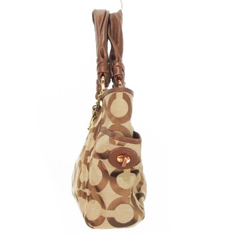コーチ COACH ハンドバッグ トートバッグ キャンバス レザー