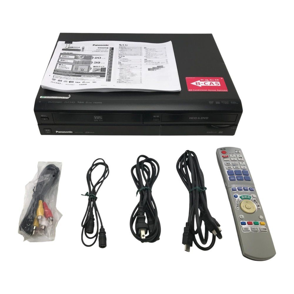 パナソニック 250GB DVDレコーダー VHSビデオ一体型 DIGA DMR-XP25V-K