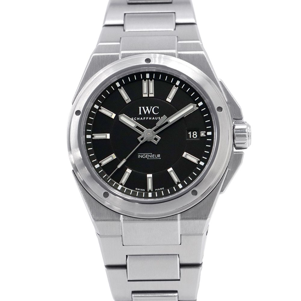 IWC インヂュニア オートマティック IW323902 インジュニア 腕時計 黒文字盤