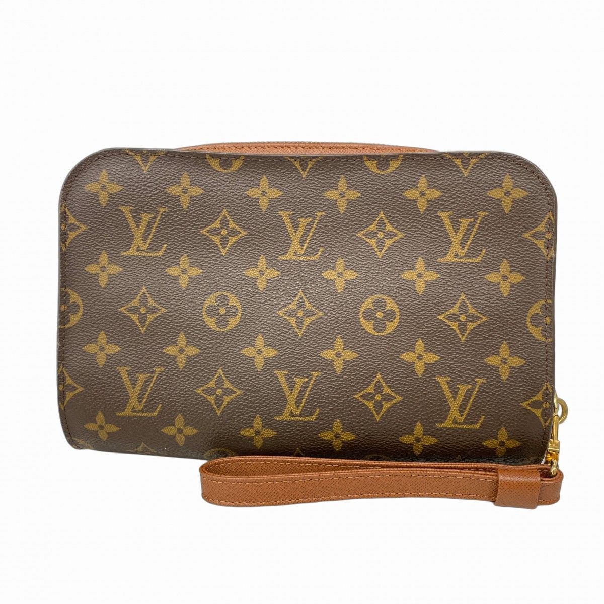 5ma0534 ルイヴィトン クラッチバッグ モノグラム オルセー M51790 ブラウン メンズ