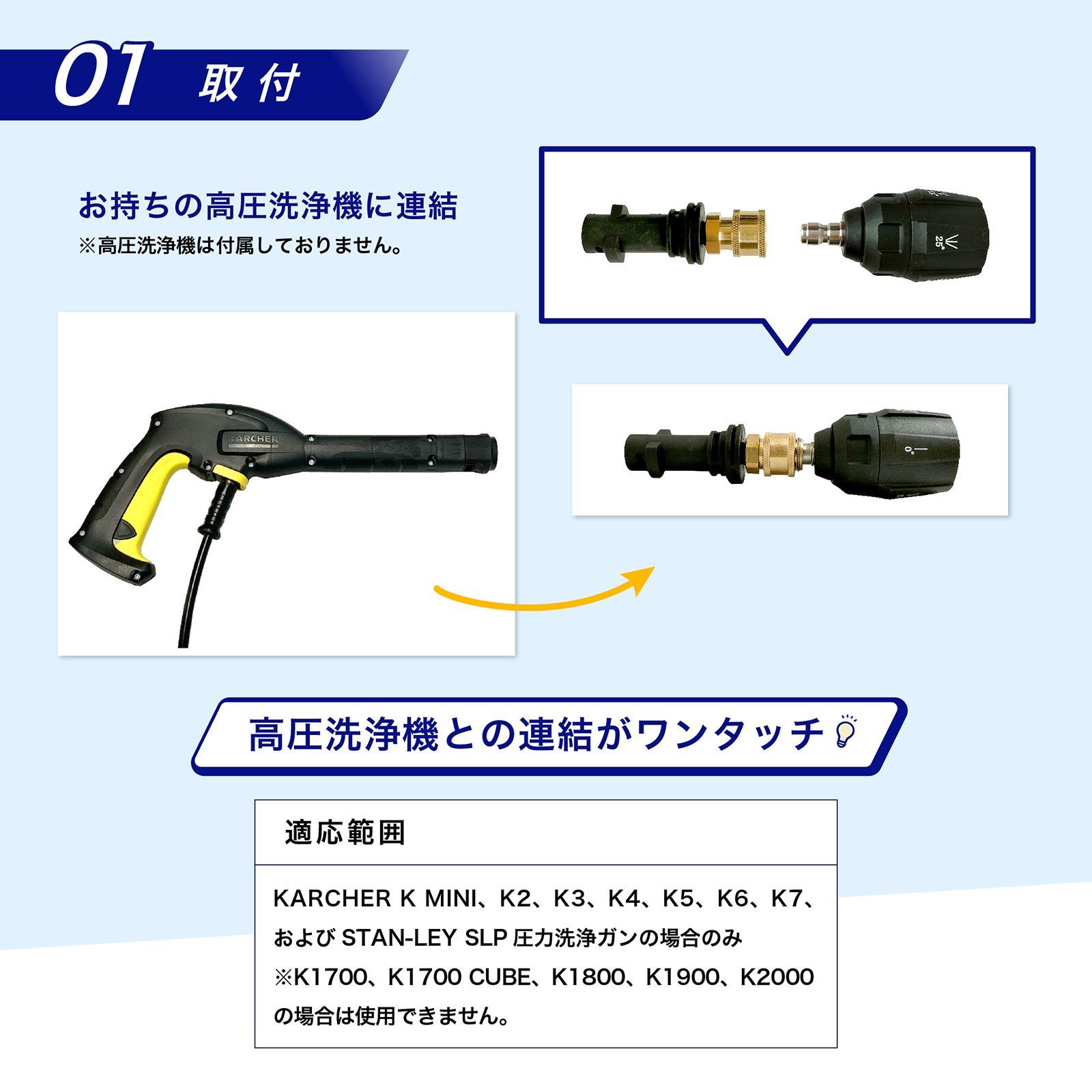 ケルヒャー 高圧洗浄機 　純正ノズルセット hare-mart_sna024
