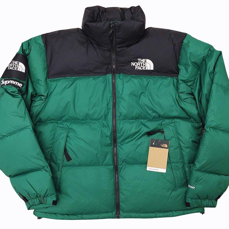 シュプリーム SUPREME x The North Face Nuptse Jacket Green 24FW