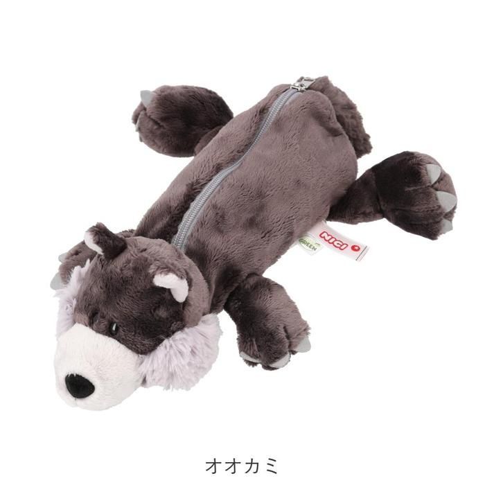 レア◉入手困難♡NICI（ニキ）♡オオカミ♡ペンケース筆箱 418tG+++xCL.jpg_BO30,255,255,