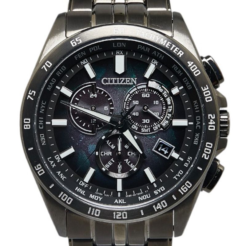 シチズン 100周年 限定モデル LAYERS of TIME エコ ドライブ 電波時計 CB5878-56E ステンレススチール メンズ CITIZEN【1-0164989】
