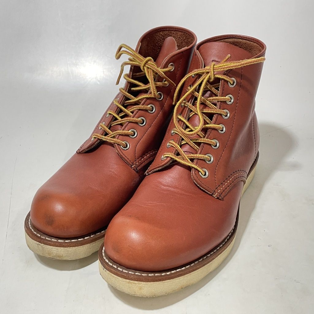 01w-2462 レッドウィング RED WING 8166 6inch CLASSIC PLAIN BOOTS
