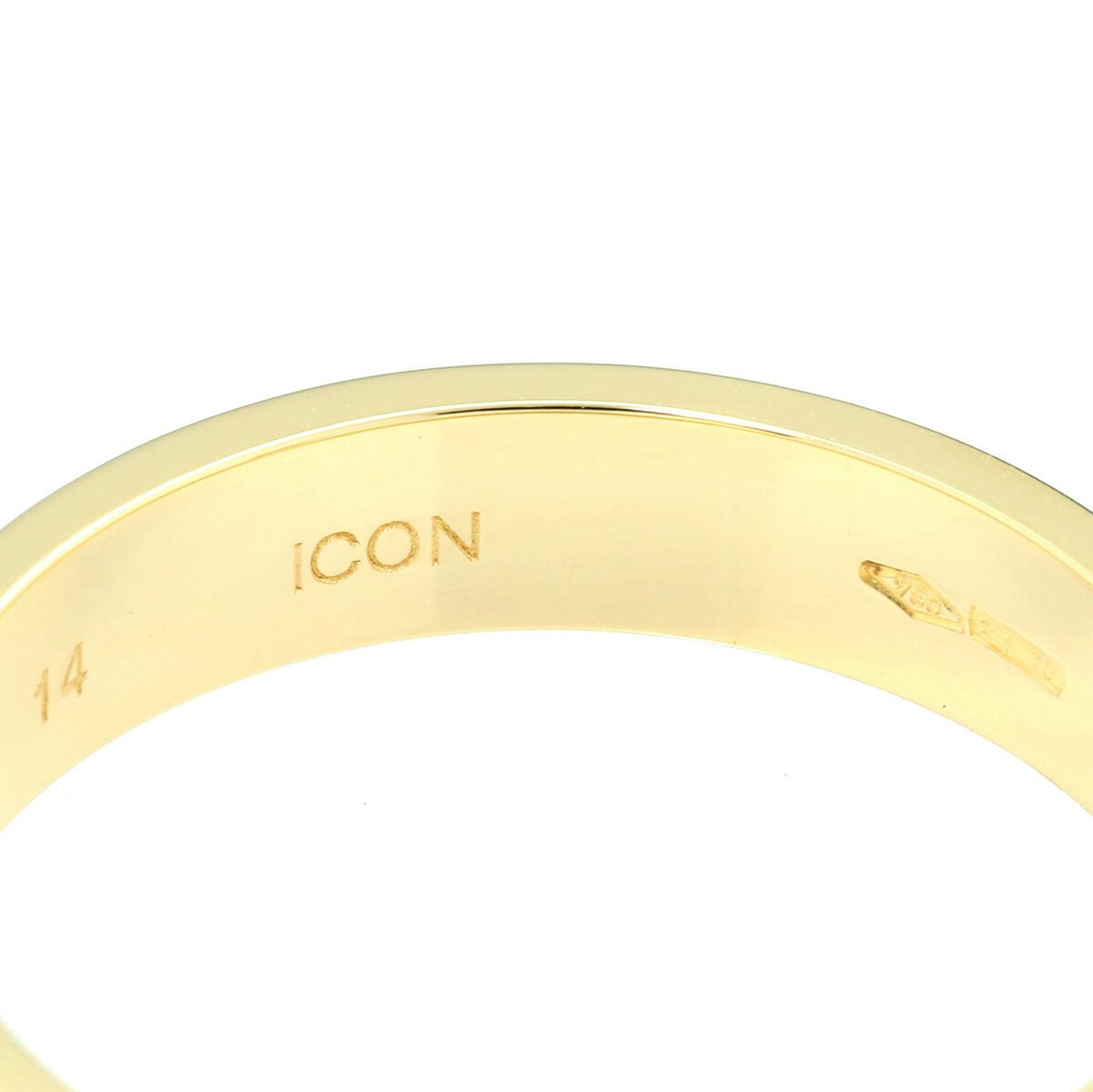 グッチ アイコン リング 指輪 K18 13号 GUCCI 中古 プレラブド 返品OK  