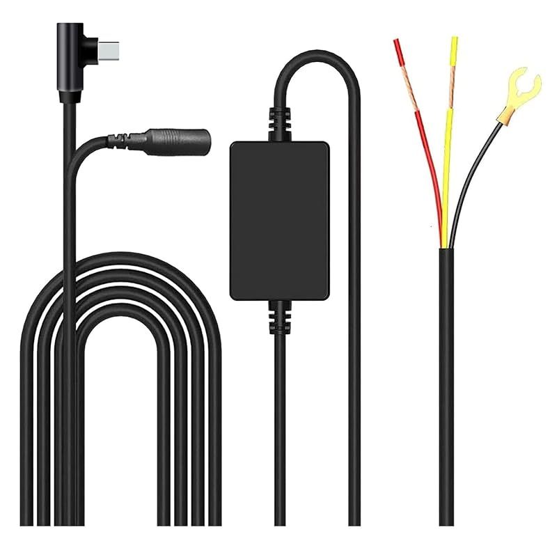 JADO T860+ typeC型 専用降圧ケーブル 電源直結コード 24H駐車監視 GPS端子 降圧ライン 低電圧保護 過電流保護 12V/24V対応 注:車種によりヒューズの定義が異なりますので、弊社カスタマーサービスI