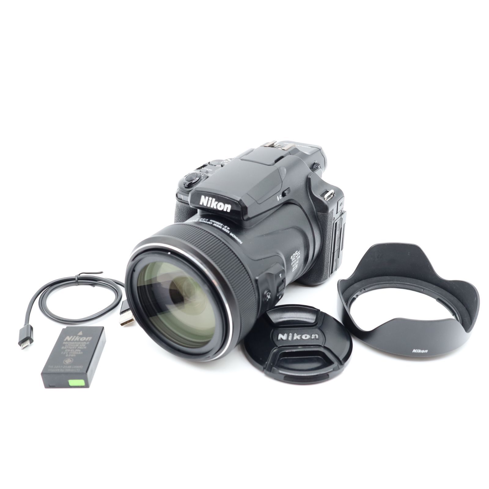 美品 ☆ Nikon COOLPIX P1000 ブラック デジタルカメラ クールピクス 