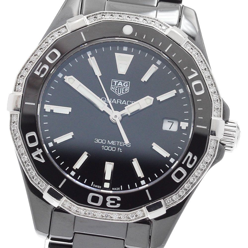 超美品　TAG HEUER タグ・ホイヤー アクアレーサー クォーツ　保証書付き タグ・ホイヤー アクアレーサーレディ ¥280,500 | 山形 ブランド