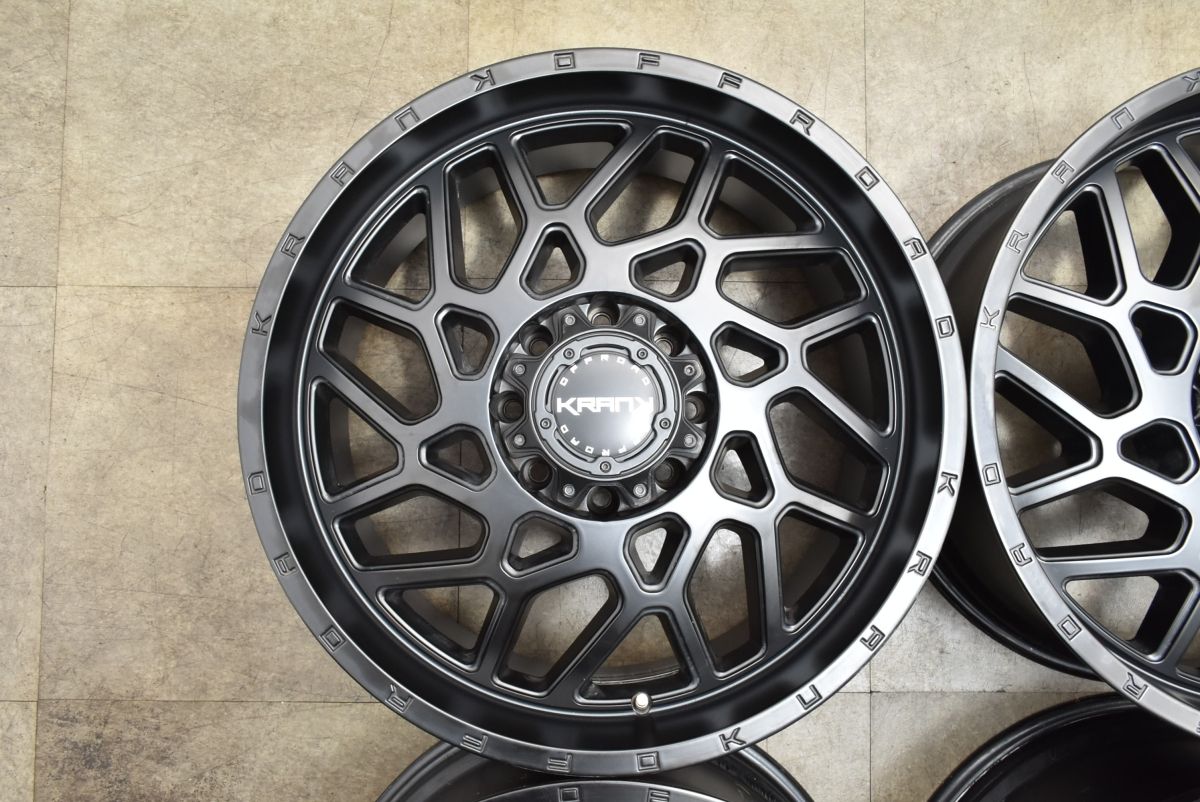 ハマーH2サイズ KRANK OFFROAD K80 AMBUSH 22in 9.5J 7 PCD165.1 8穴 4本セット HUMMER H2 クランクオフロード アンブッシュ FFCRYSTALESIA_COM