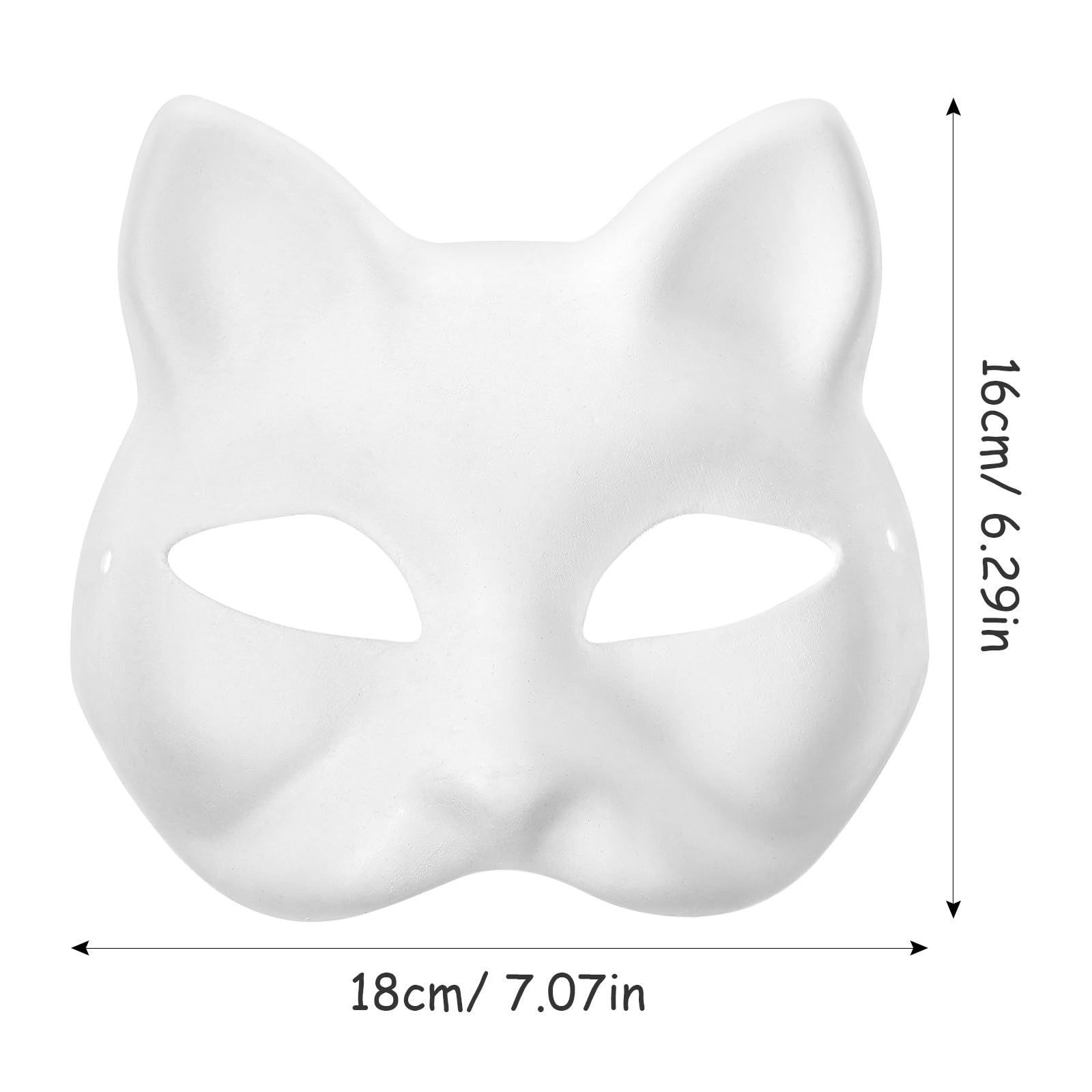 Amazon.co.jp: SEWACC 5個 猫の 空の仮面舞踏会 マルディ きつね
