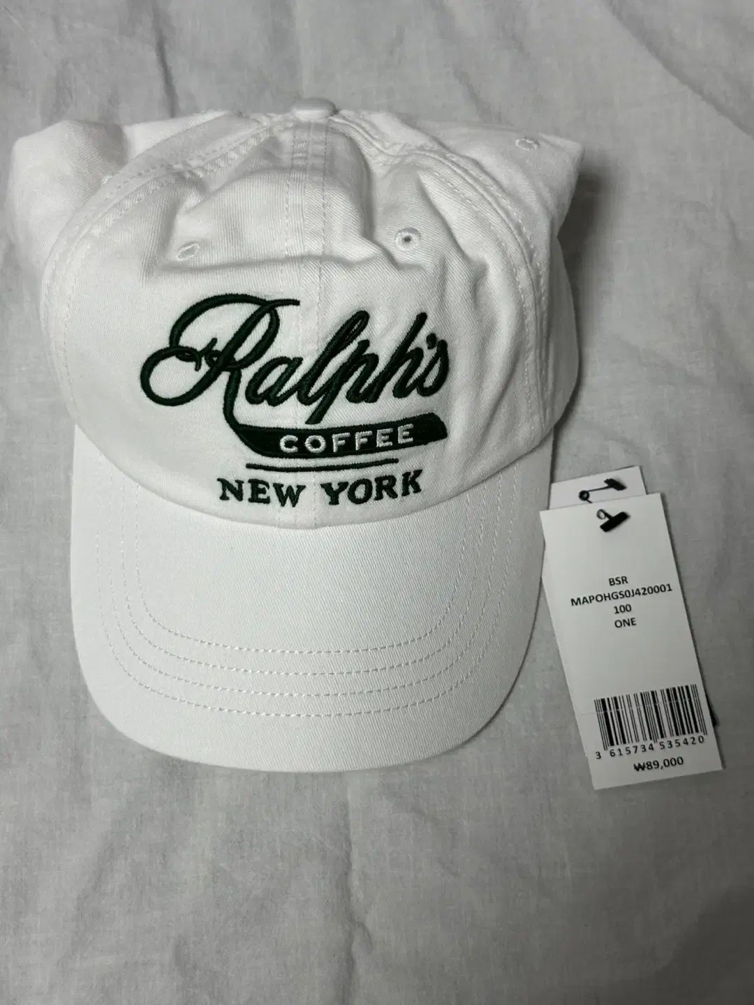POLO Ralph Lauren ポロ ラルフ コーヒー ボールキャップ ホワイト