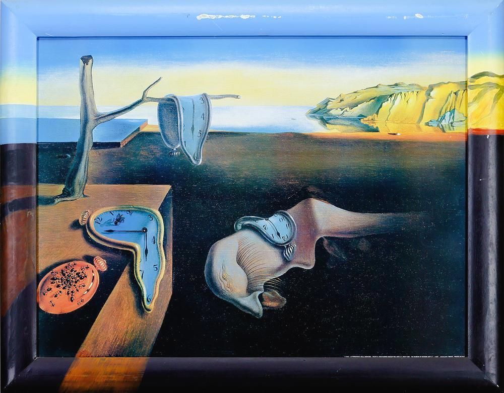 ダリ、Salvador Dali、巨匠、有名画家、LE BANQUIER WISH】サルバドール・ダリ Salvador Dali「記憶の固執」アート