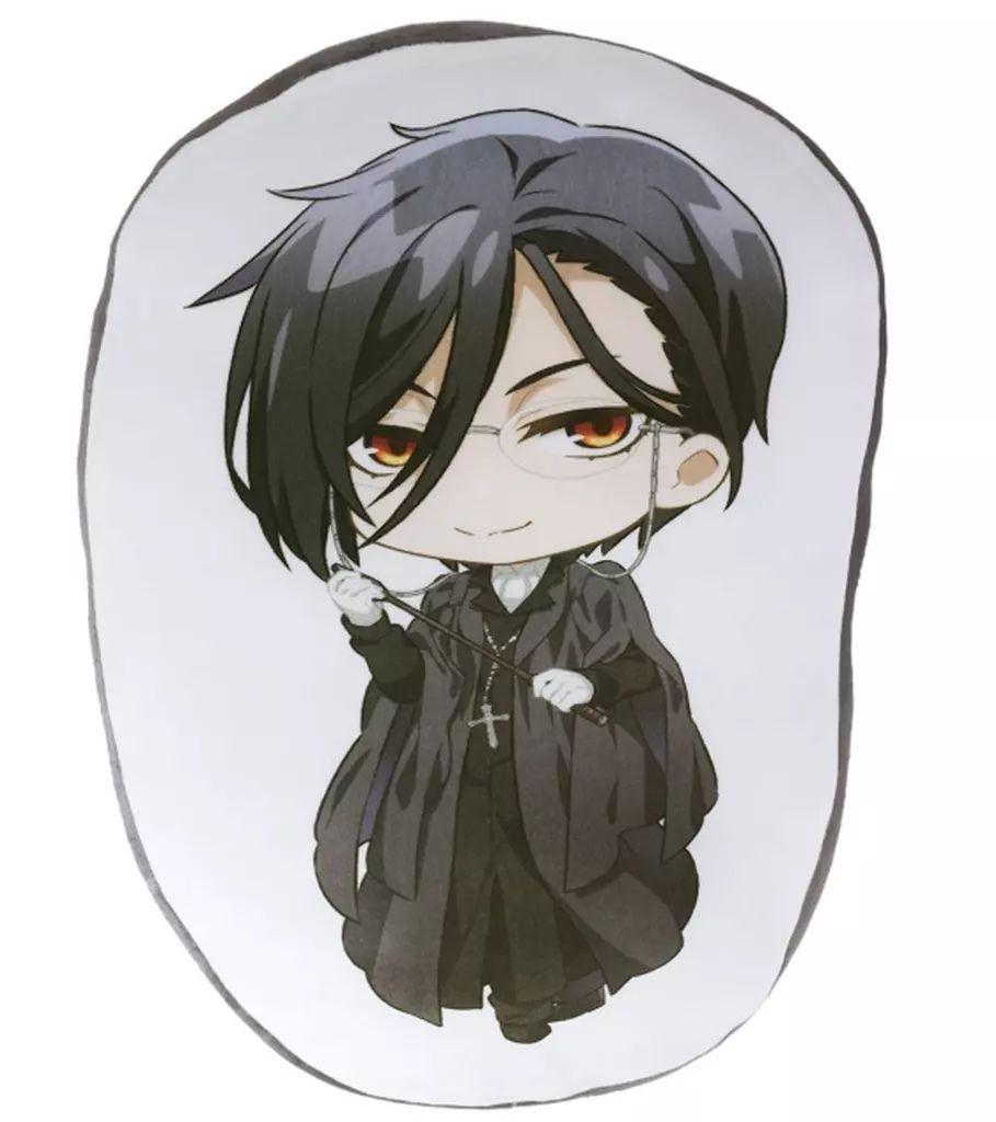 中古】クッション・本体 セバスチャン・ミカエリス ちびキャラ