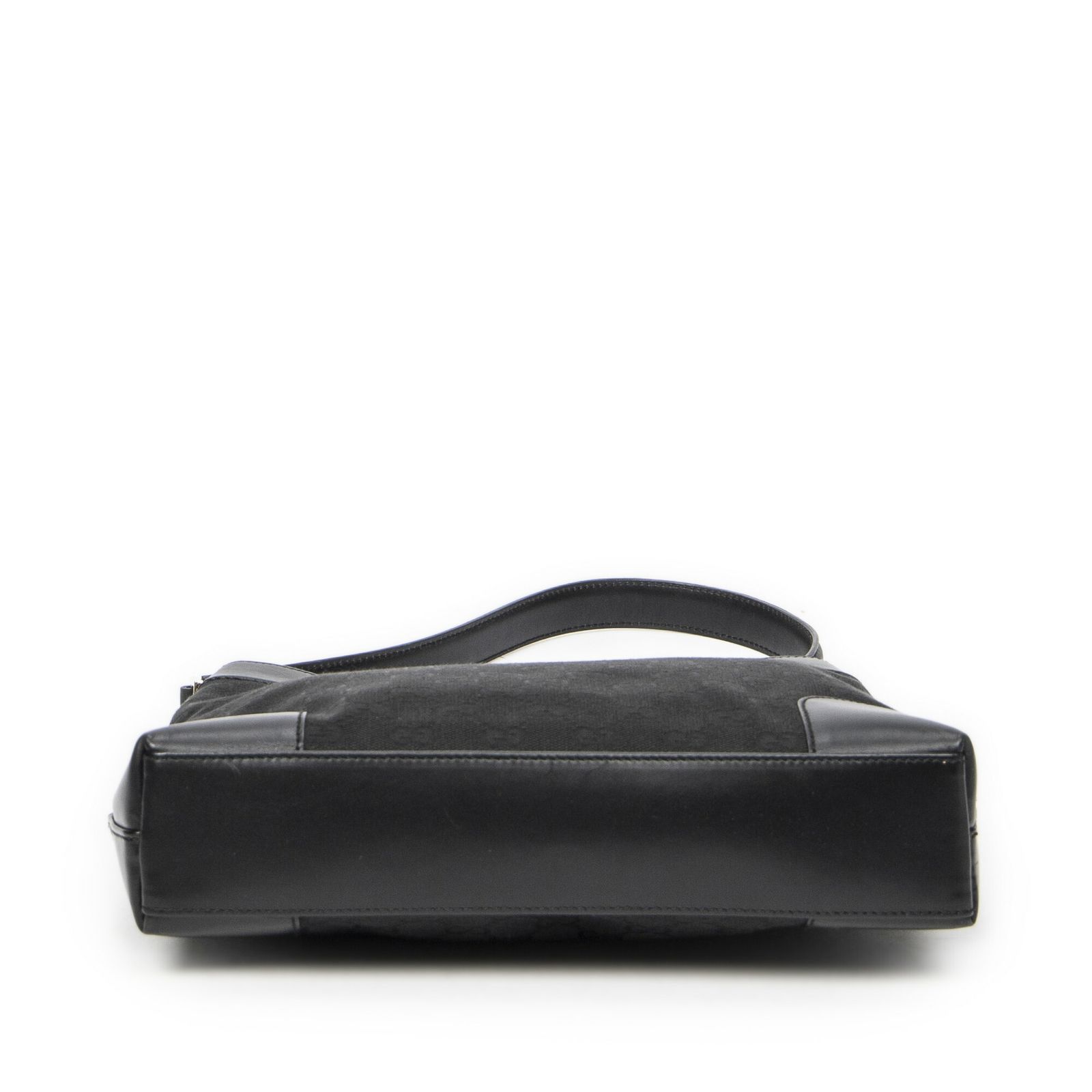 GG ショルダーバッグ黒GGキャンバスA