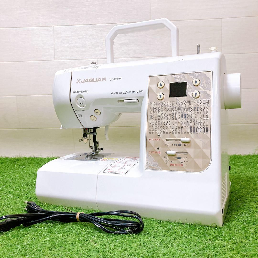 ジャガー ミシン CD-2205W 電動ミシン 家電 手芸