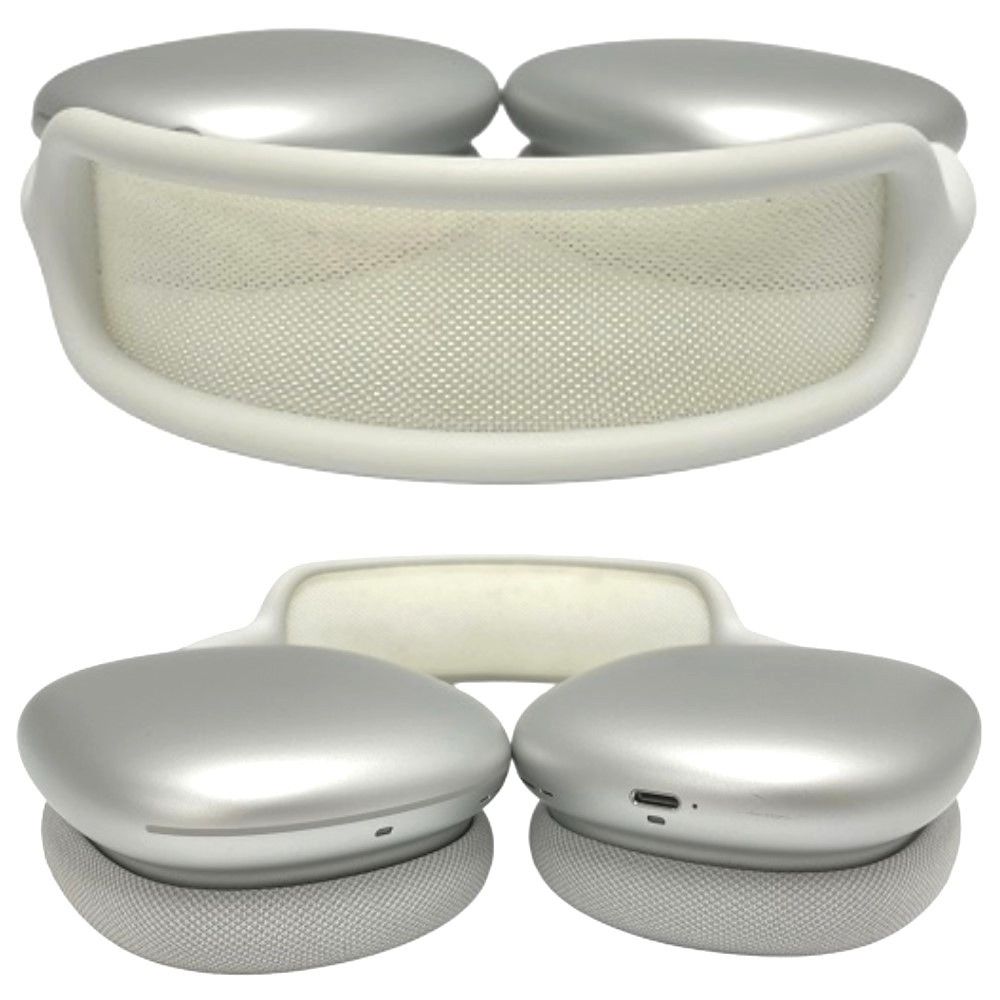 【みさ】Apple AirPods Max シルバー ワイヤレスヘッドホン Apple - APPLE ワイヤレスヘッドホン AIRPODS MAX SILVERの通販