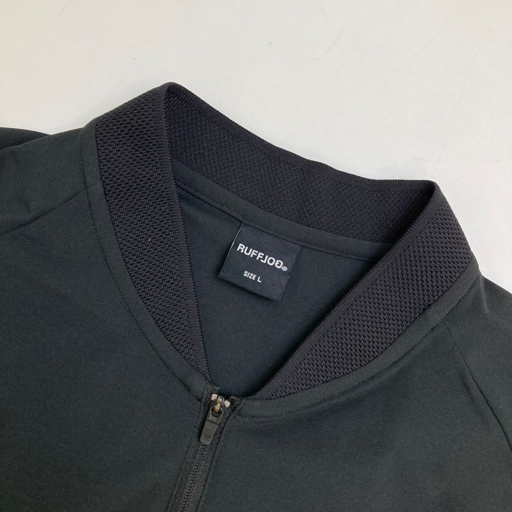 RUFFLOG ラフロッグ　ハーフジップ ブラック L RUFFLOG ラフロッグ ハーフジップ ブラック L