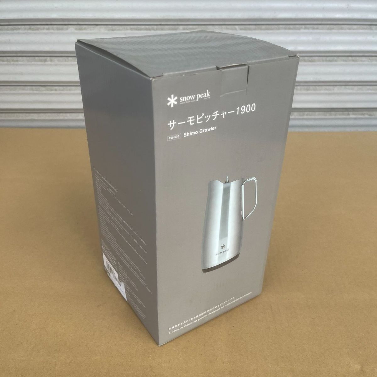 未拆封 スノーピーク snow peak サーモピッチャー1900 TW-530 スノーピーク