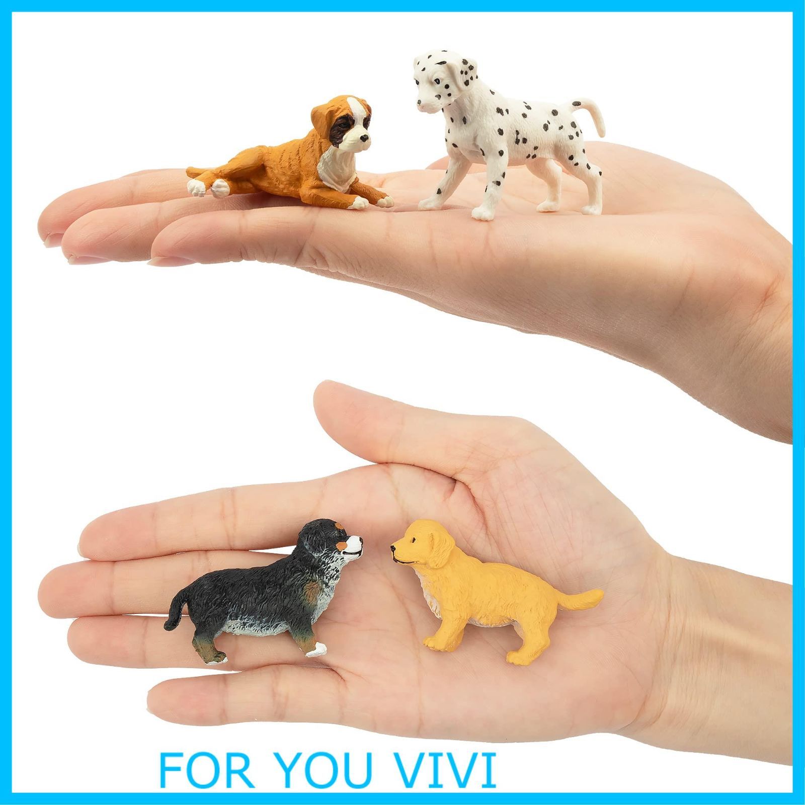 数量限定】TOYMANY 12PCSミニ犬フィギュア ミニ動物フィギュア
