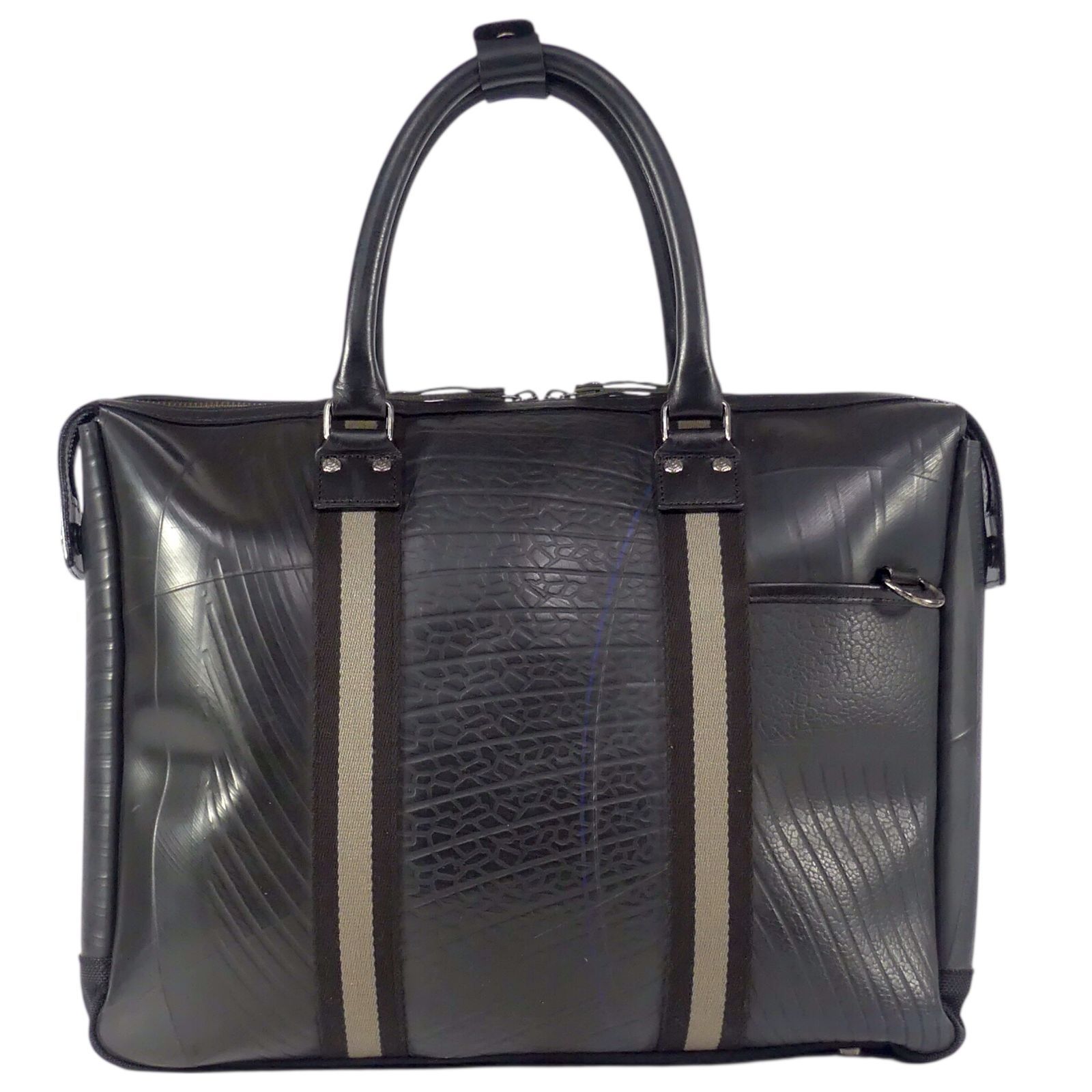 SEAL シール 2way ビジネスバッグ 再生ダイヤ素材 ショルダーバッグ 黒