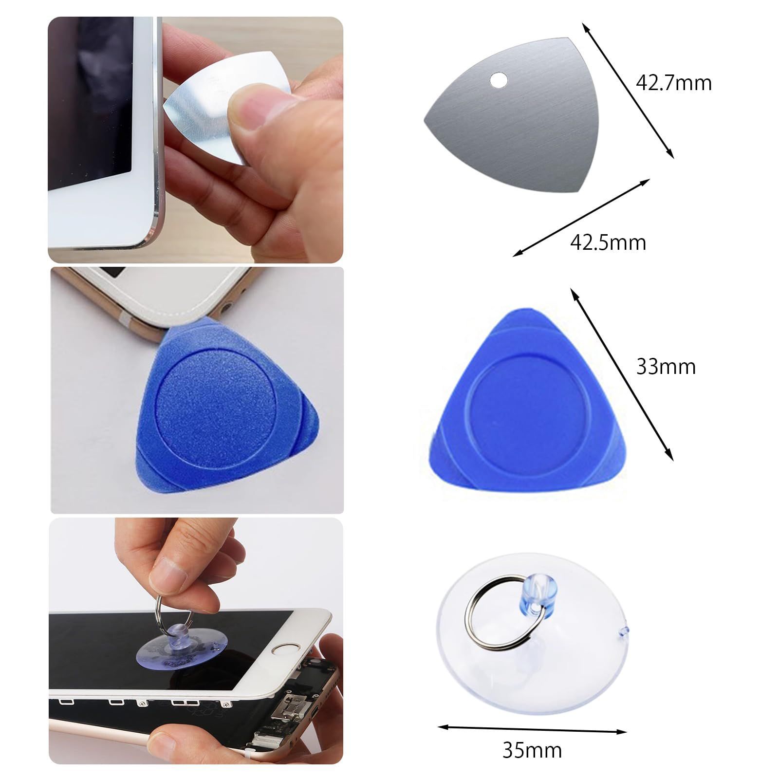 カモフラージュスクリーン修理キット 特価商品】YFFSFDC 携帯電話曲面スクリーンを分解修復ツール 20