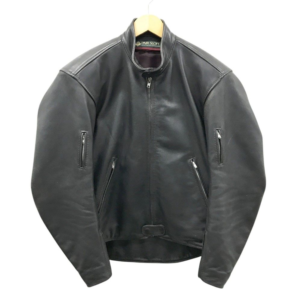 PAIR SLOPE ペアスロープ レザージャケット ブラック系 M