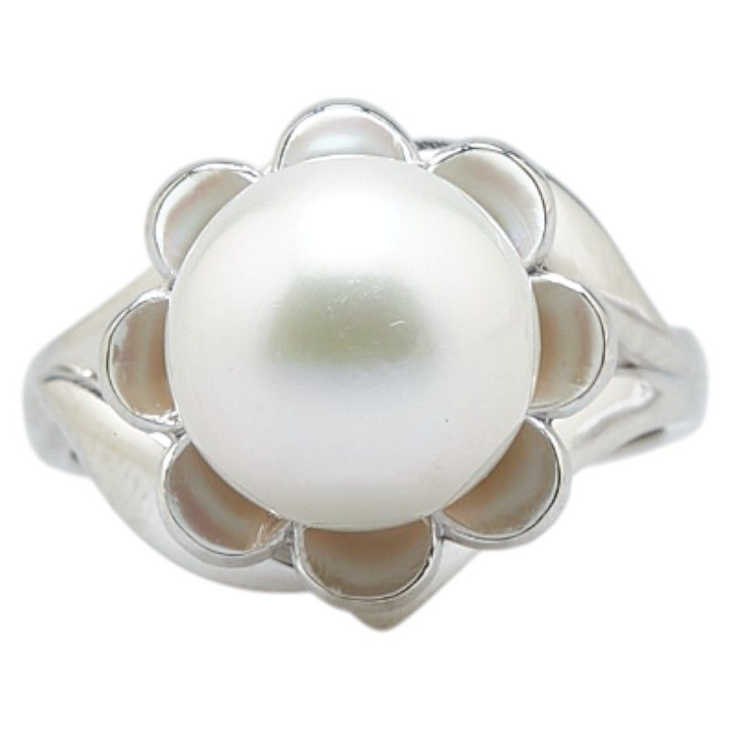 Pt900】プラチナ ダイヤモンドイヤリング フラワー 花 フラワー