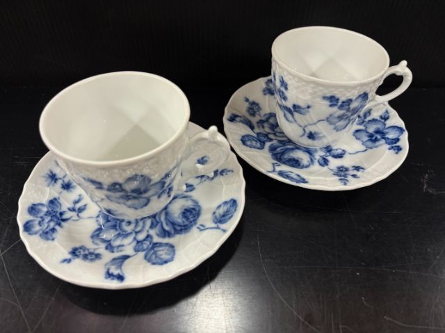 ♥ リチャードジノリ Richard Ginori ローズブルー カップ＆ソーサー 2客 M10419