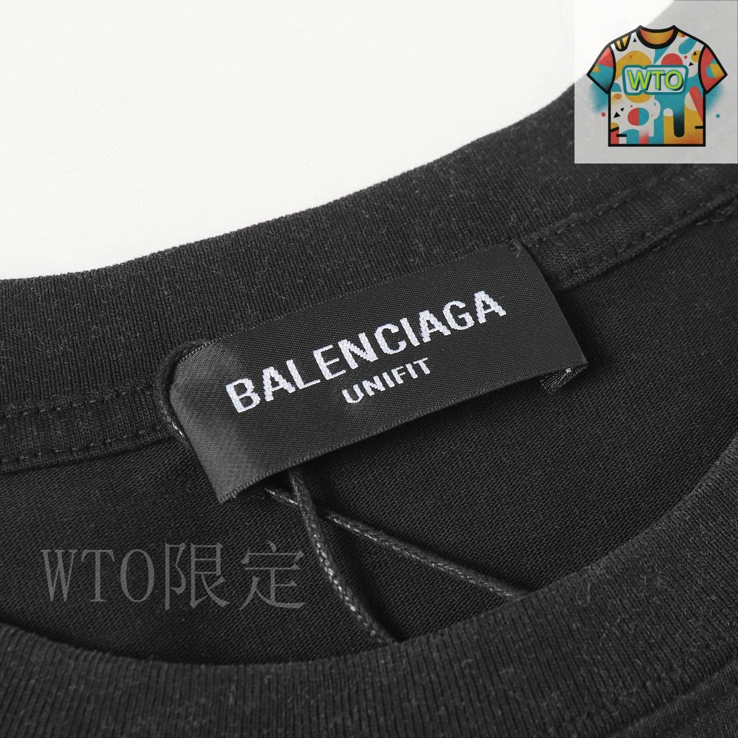 今日特価】Balenciaga 麦穂クラウンロゴカラープリント T シャツ