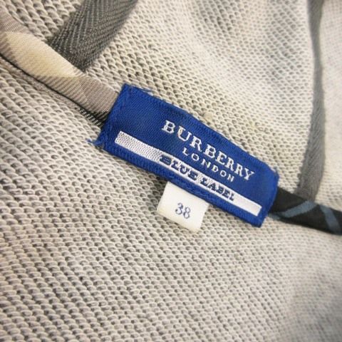 バーバリーブルーレーベル BURBERRY BLUE LABEL ジップアップ