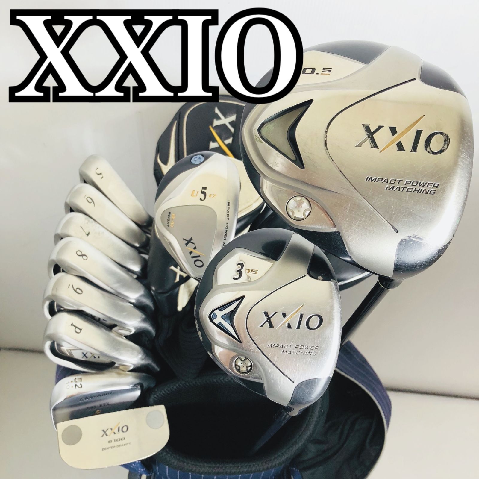 DUNLOP ダンロップ XXIO ゼクシオ メンズ ゴルフ クラブ セット 初心者 入門 バッグ付き フルセット 右利き パター付